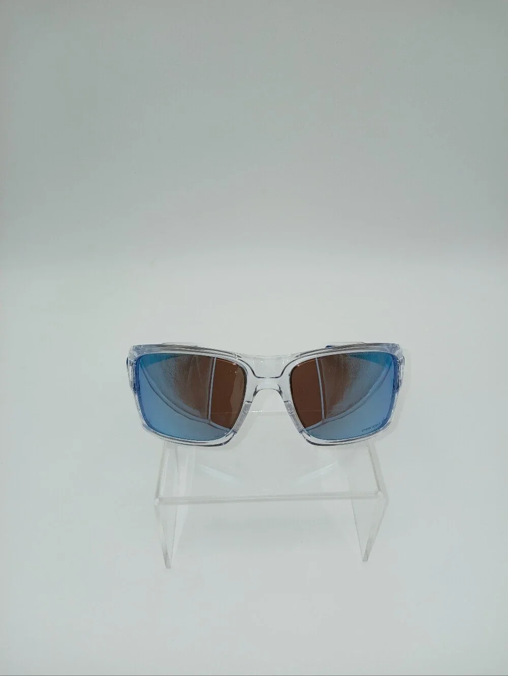 Oakley Turbine Polished Clear w/PRIZM Deep Water Polarized Lenses OO9263-5463
